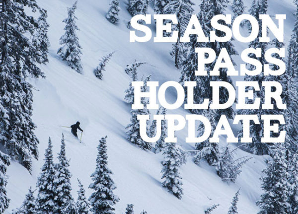 Season Passholder Update - RED Mountain Resort